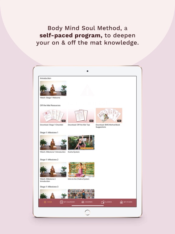 BODY MIND SOUL STUDIO iPad screenshot 7 - Health & Fitness app
