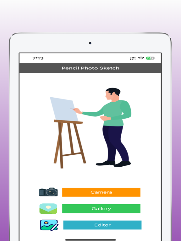 Pencil Photo Sketch Art Editor iPad screenshot 7 - Photo & Video app