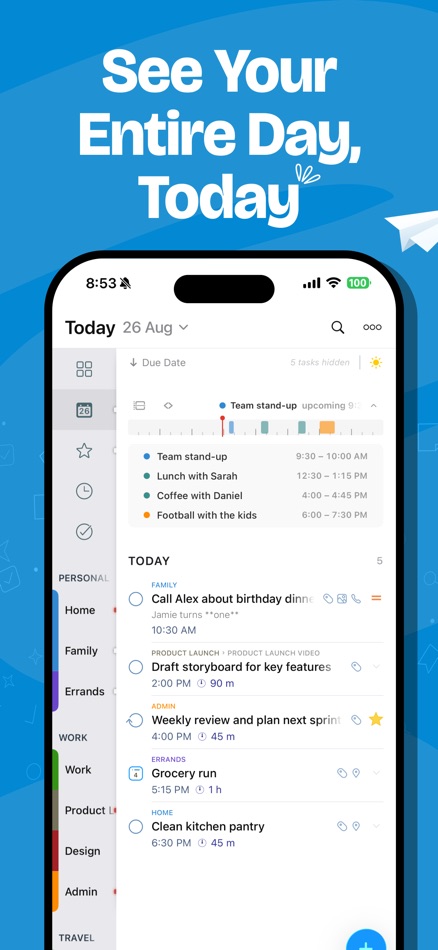 #1. 2Do: To Do List & Task Manager (iOS) โดย: Beehive Innovations Services