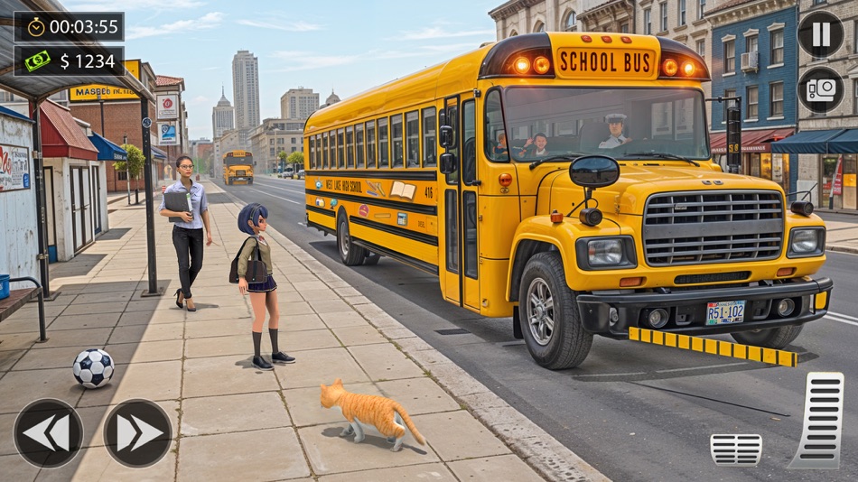 #1. High School Bus Simulator Game (iOS) 由: Najam ul Hassan
