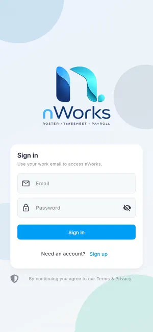 nWorks screenshot 1