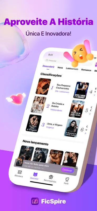 FicSpire - Romances Seriados screenshot 1 of 5