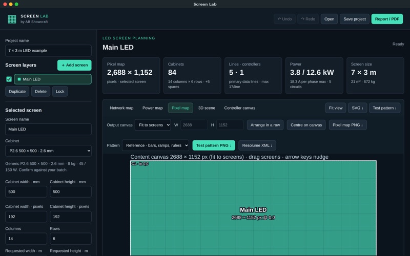 Screen Lab: LED Wall Planner screenshot 6