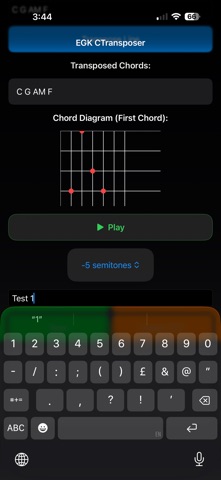 EGK CTransposer screenshot