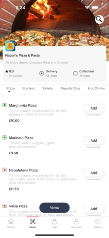 Napoli's Pizza & Pasta screenshot