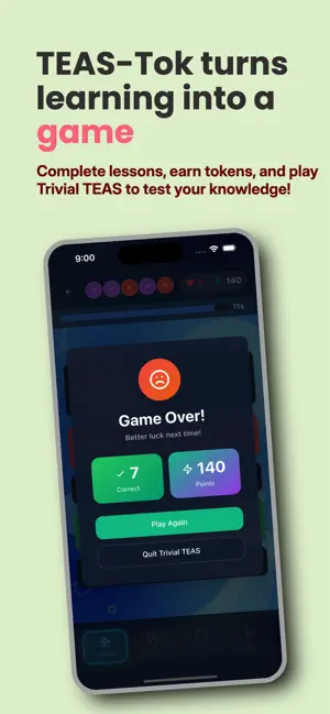 TEAS-Tok: TEAS Prep Game screenshot 1