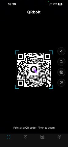 QRbolt iPhone screenshot