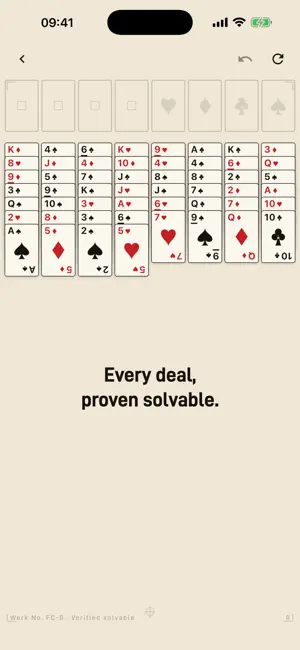 Kartenwerk: Solitaire FreeCell screenshot 1