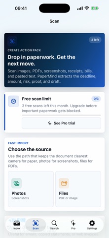 PaperMind AI: Bill Tracker screenshot