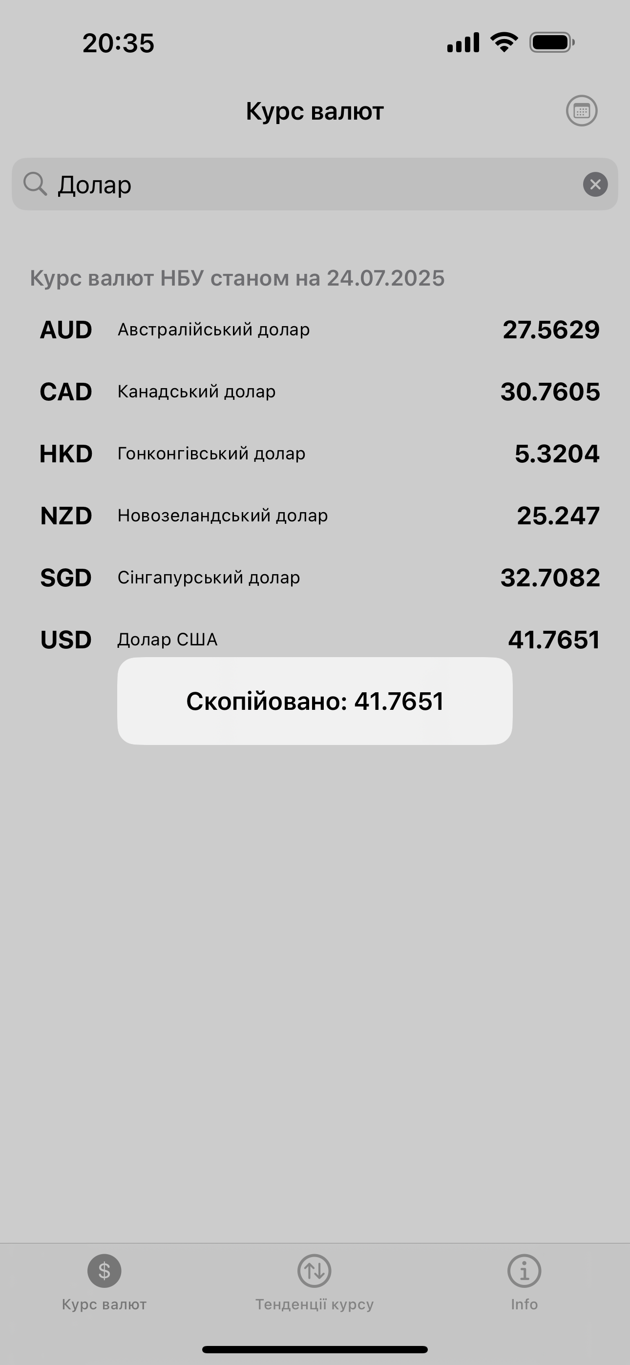Курс НБУ