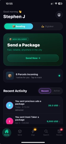 GigTaker screenshot