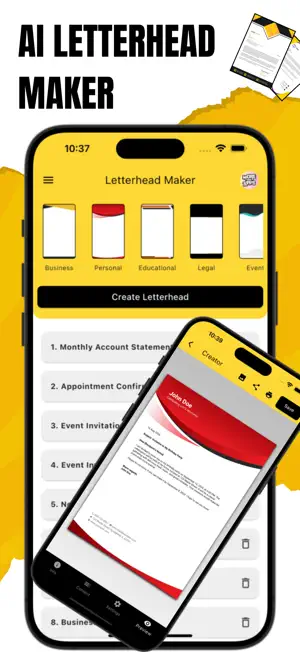 Letterhead Maker: Templates screenshot 1