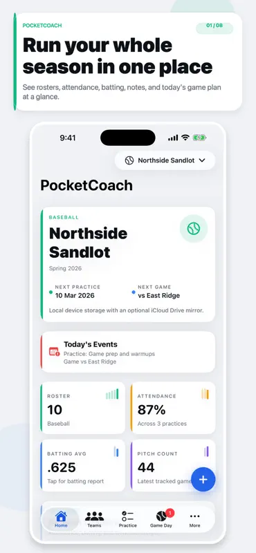 PocketCoach Team Manager screenshot 2 of 7
