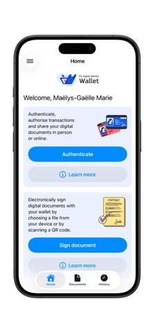 HopaeEUDIWallet screenshot