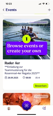 mingleup screenshot