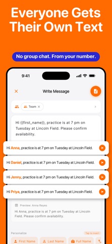 TurboTally: Mass Text Message Screenshot 1 of 5