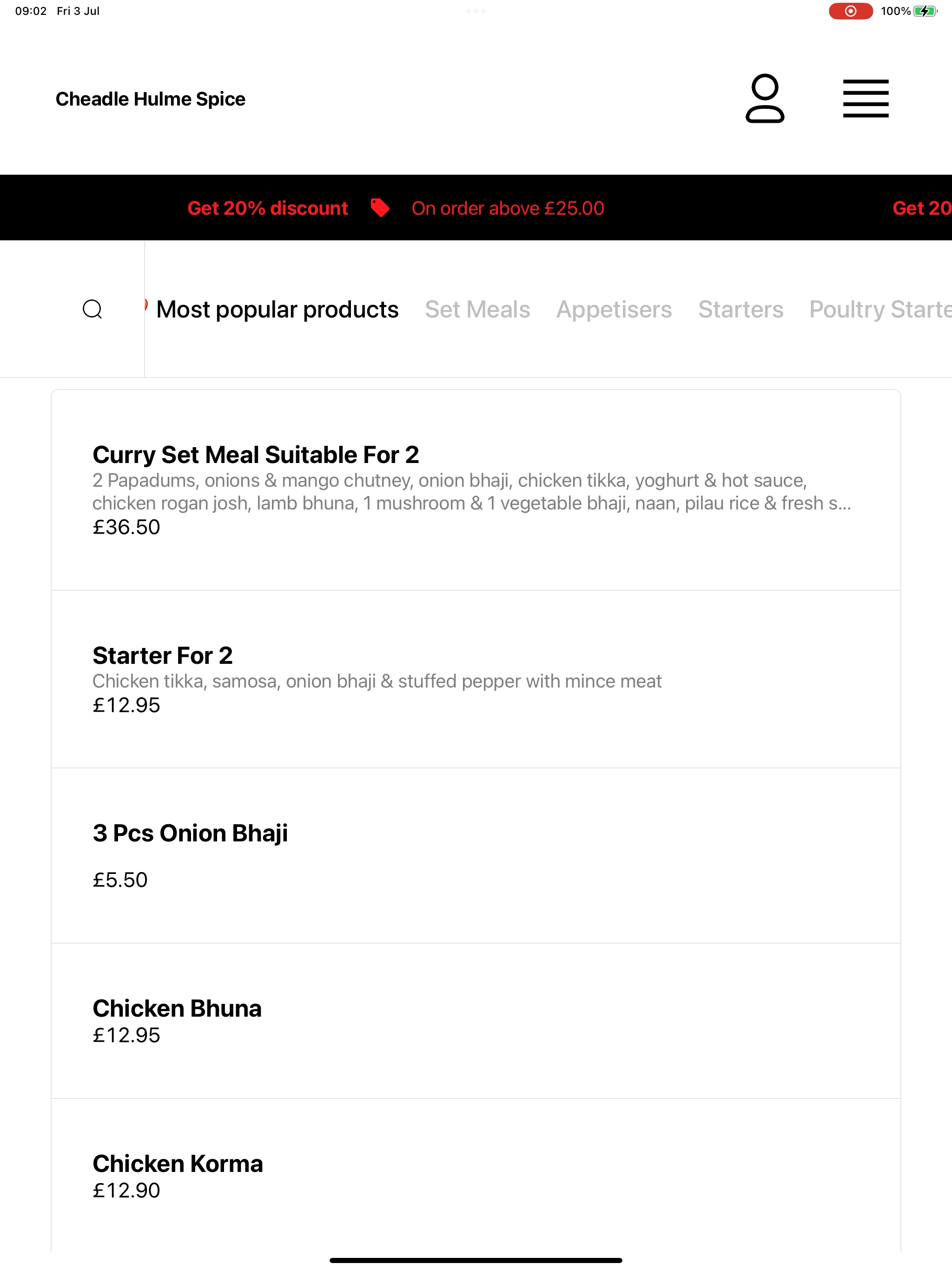 Cheadle Hulme Spice UK screenshot 8