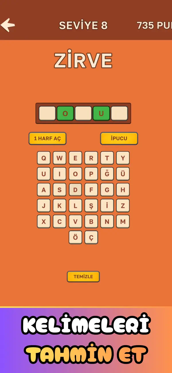 Screenshot #3 pour Bil-Eğlen Kelime Oyunu