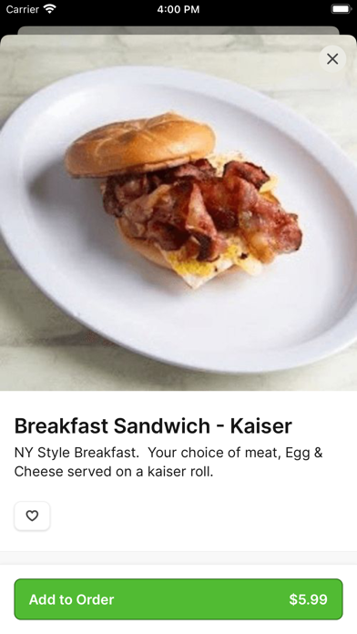 Selfie Subs iPhone screenshot 3 - Food & Drink app
