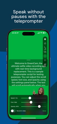 GreenCam iPhone screenshot