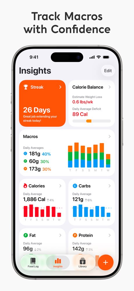 Nutrition Tracker: Foodnoms screenshot 2