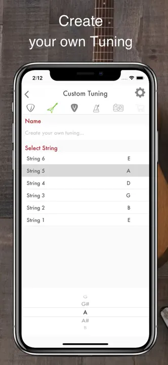 Guitar Tuner: Bass and Ukulele: Screenshot 6 von 7