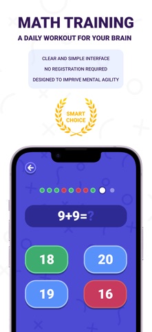 Math Brain Training Games iPhone screenshot