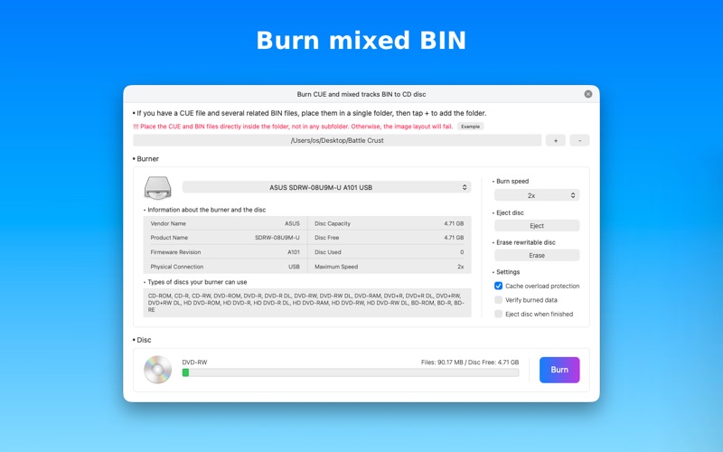 App screenshot