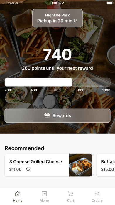 Highline Park app screenshot