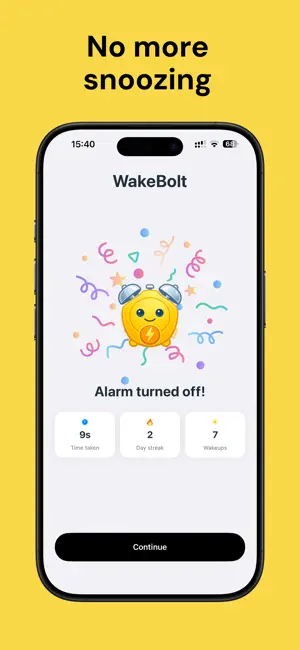 WakeBolt: Mission Alarm Clock screenshot 4