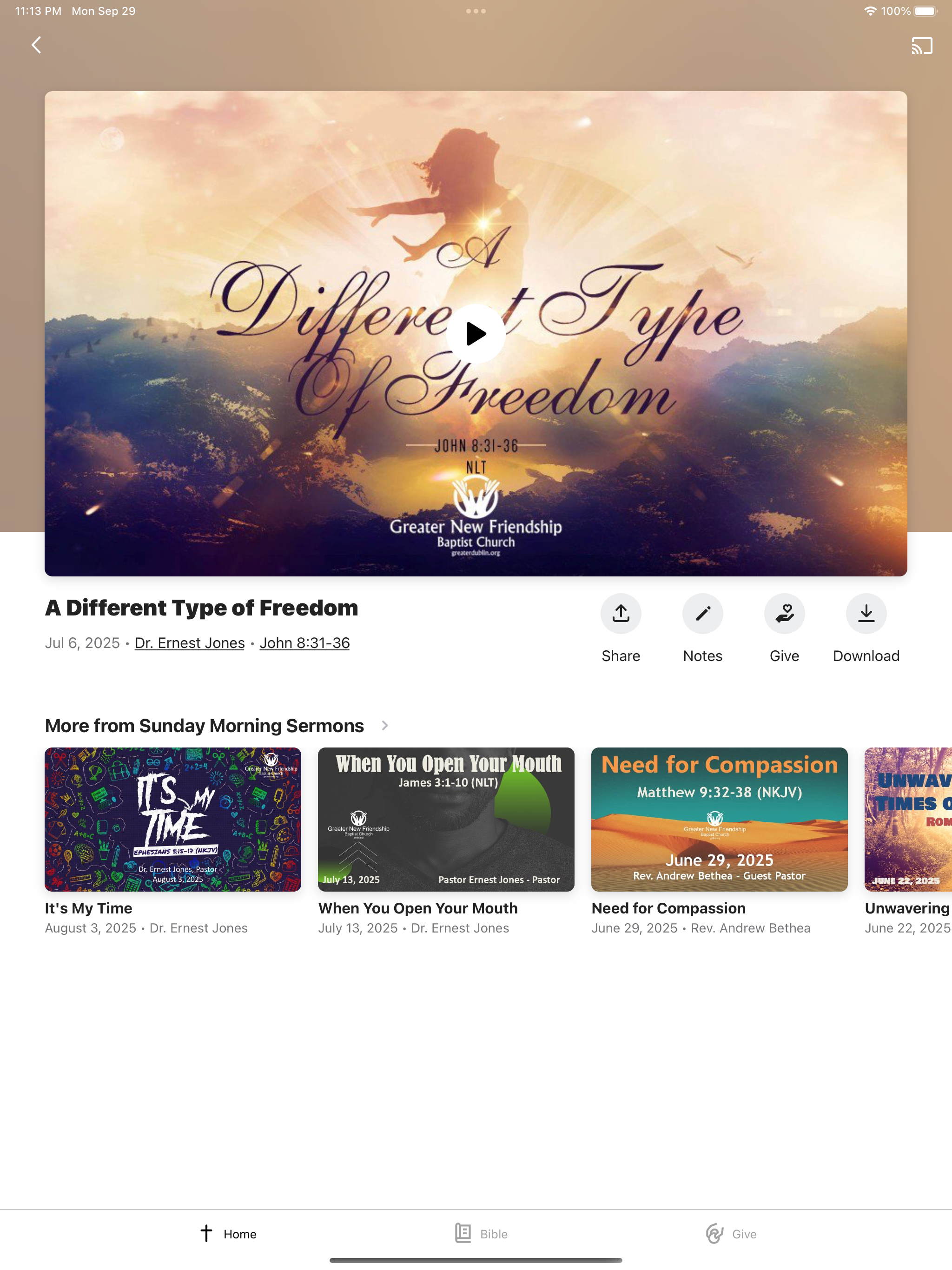 Greater New Friendship Church screenshot 9