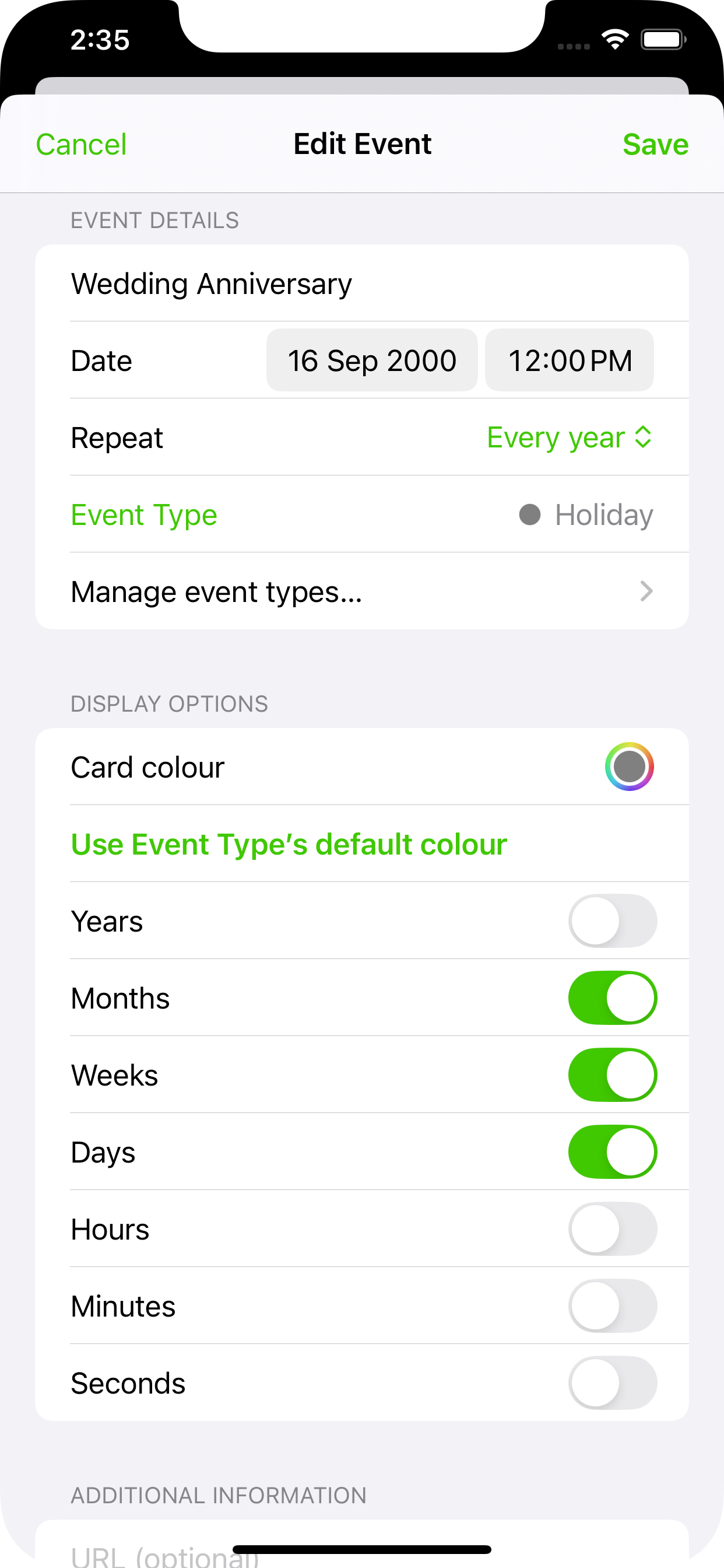 My Countdowns screenshot 7