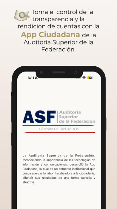 Screenshot #1 pour App Ciudadana ASF