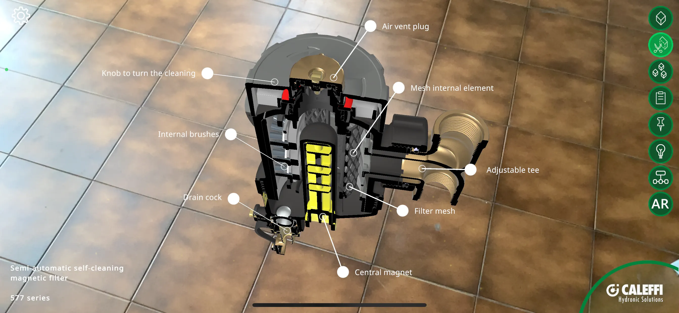 #7. Caleffi VisionAR (iOS) Podle: Caleffi S.p.A