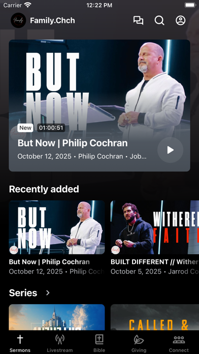 Screenshot 1 of Family.Church App App