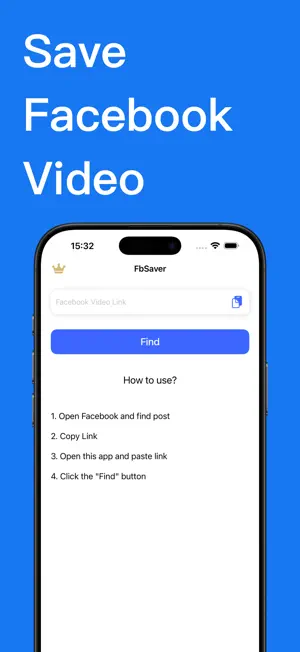 FbSaver + Facebook 動画 ダウンロー‪ド‬4+_1