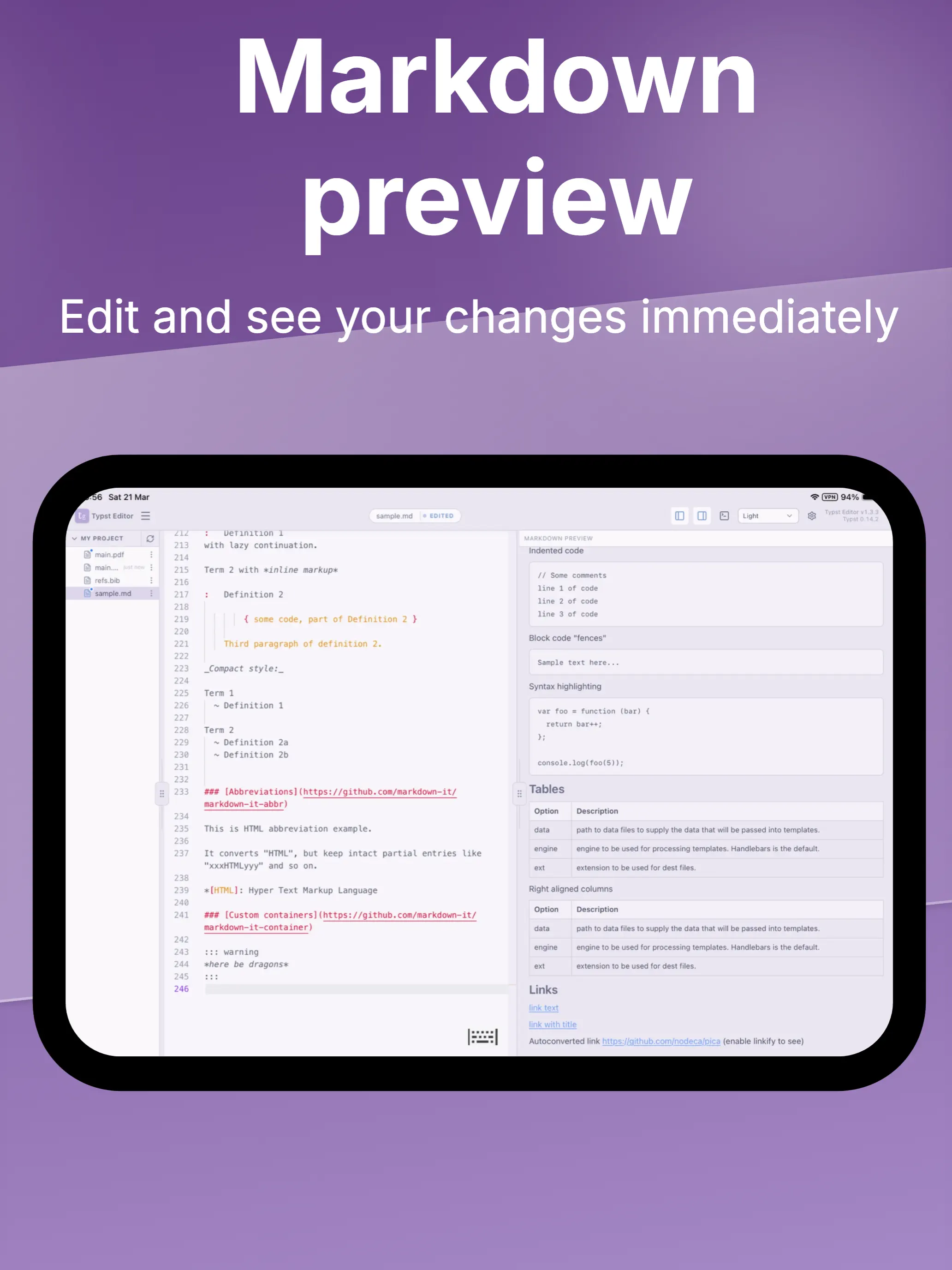 #8. Typst Editor (iOS) Ved: Michele Yin
