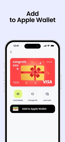 Congratz - Gift Cards Screenshot 4 of 6