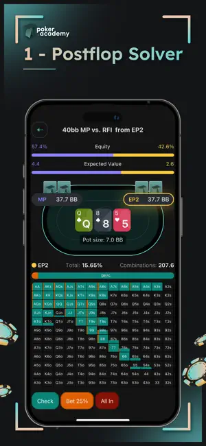 Poker Academy: Learn GTO poker screenshot 2