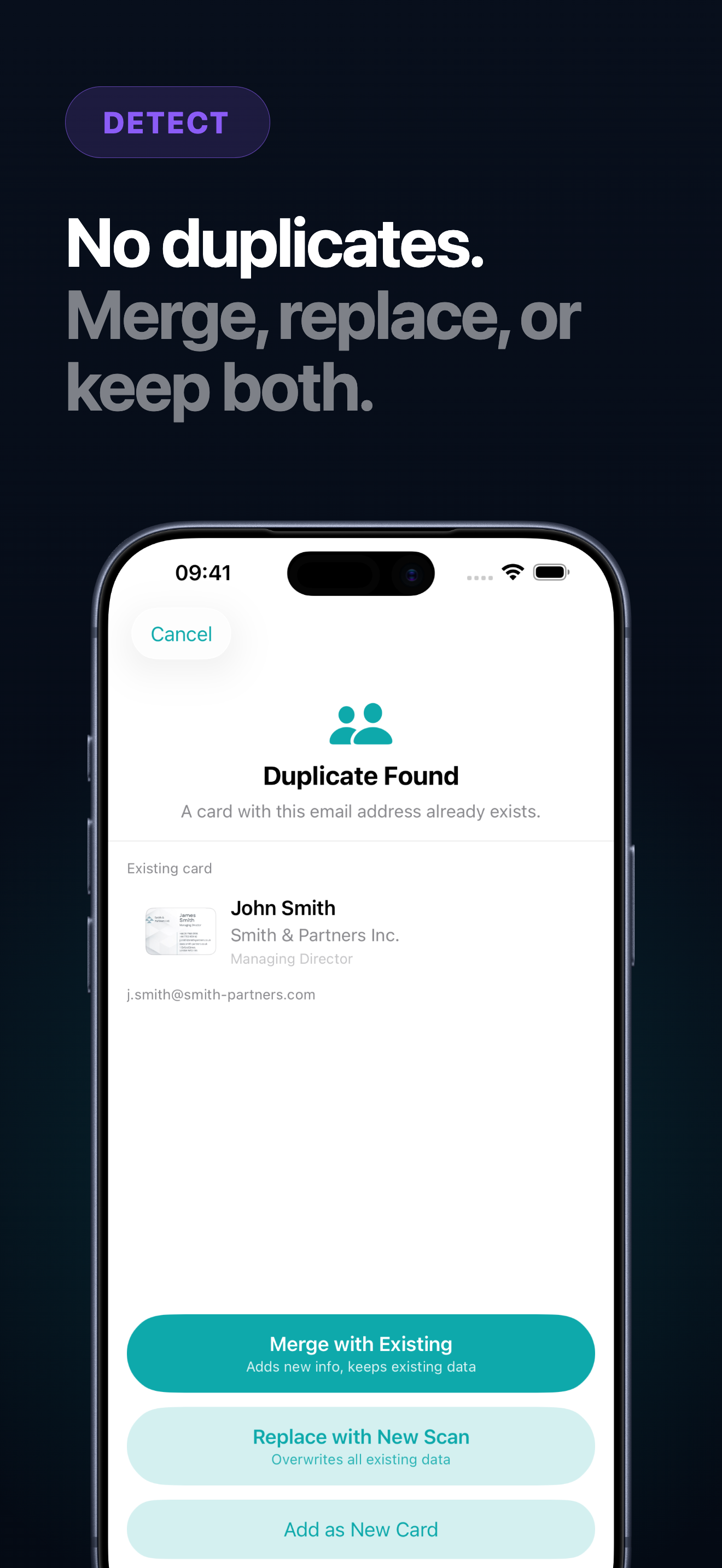 Business Card Scanner - Scard screenshot 4