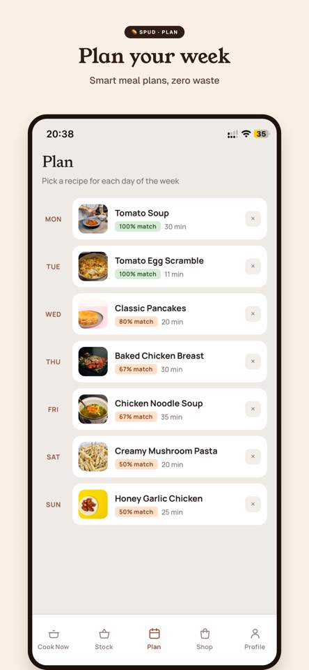 Fridge Recipes & Plan - Spud screenshot 4