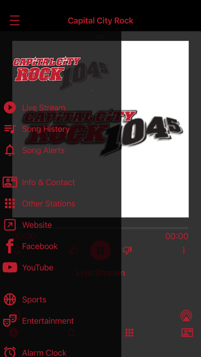 Capital City Rock 104.5 FM Screenshot