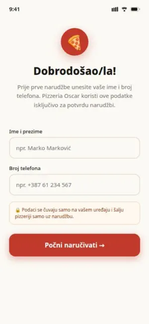 Pizzeria Oscar Orasje screenshot 1