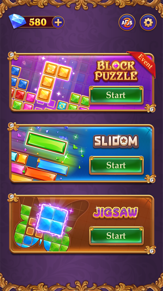 #2. Block Puzzle: Diamond Star (iOS) Podle: Piano Music Studio