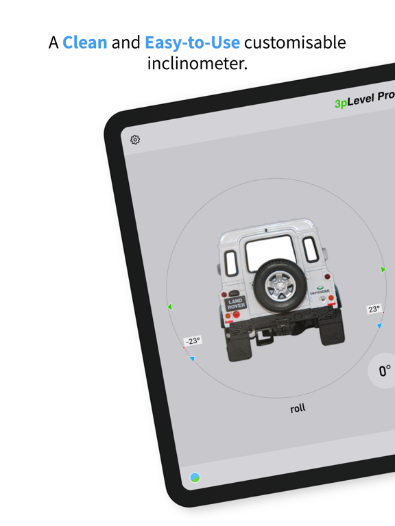 Screenshot #4 pour Inclinometer - 3pLevel Pro