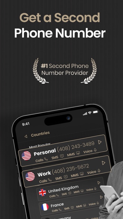 2nd Line+ Second Phone Number Screenshot