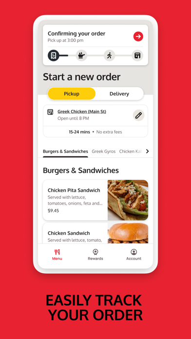 Greek Chicken App Screenshot