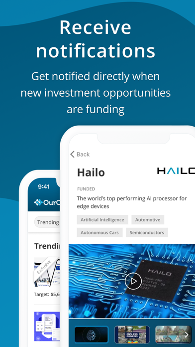 OurCrowd: Investing Platform Screenshot