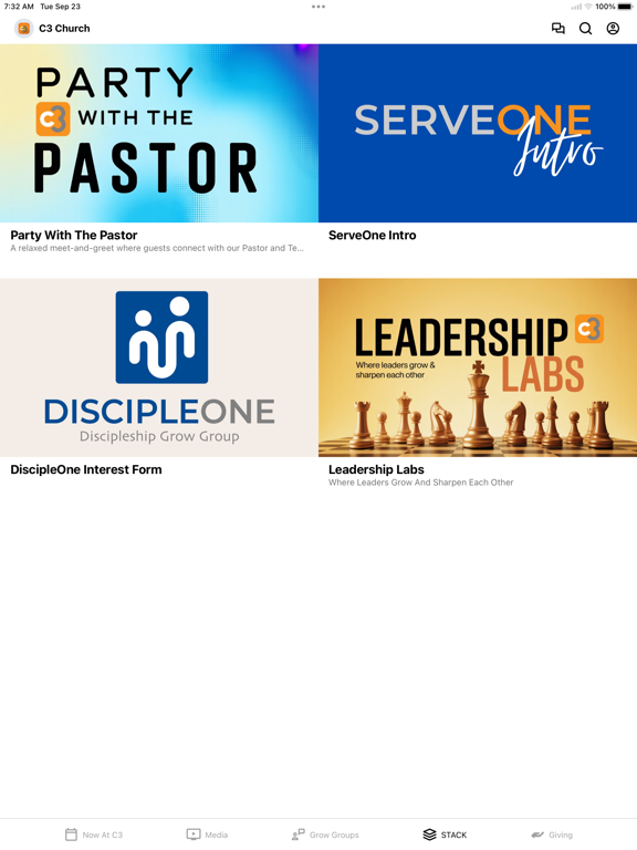 Collective Community Church iPad screenshot 4 - Education app