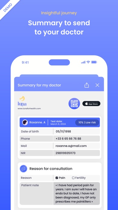 Luna for Health Screenshot